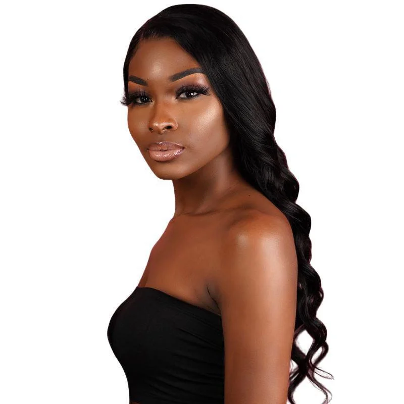 Blonde wavy wig with volume-Brazilian Body Wave Bundles