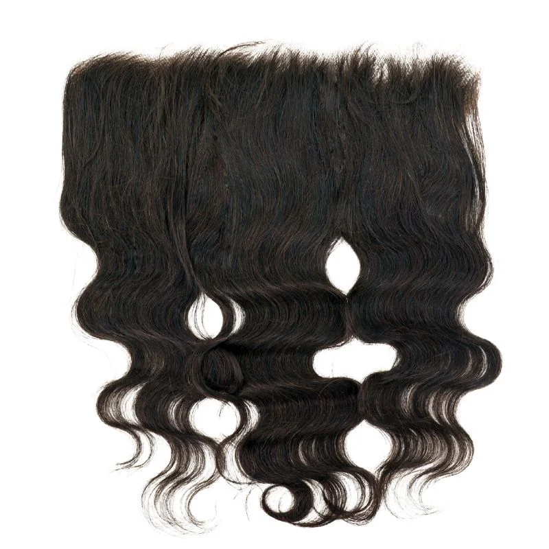 Black bob wig with texture-Brazilian Body Wave 13x6 HD Lace Frontal