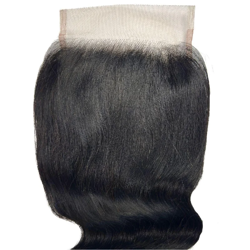 Wig for chill vibe-Jet Black Body Wave 5x5 HD Closure