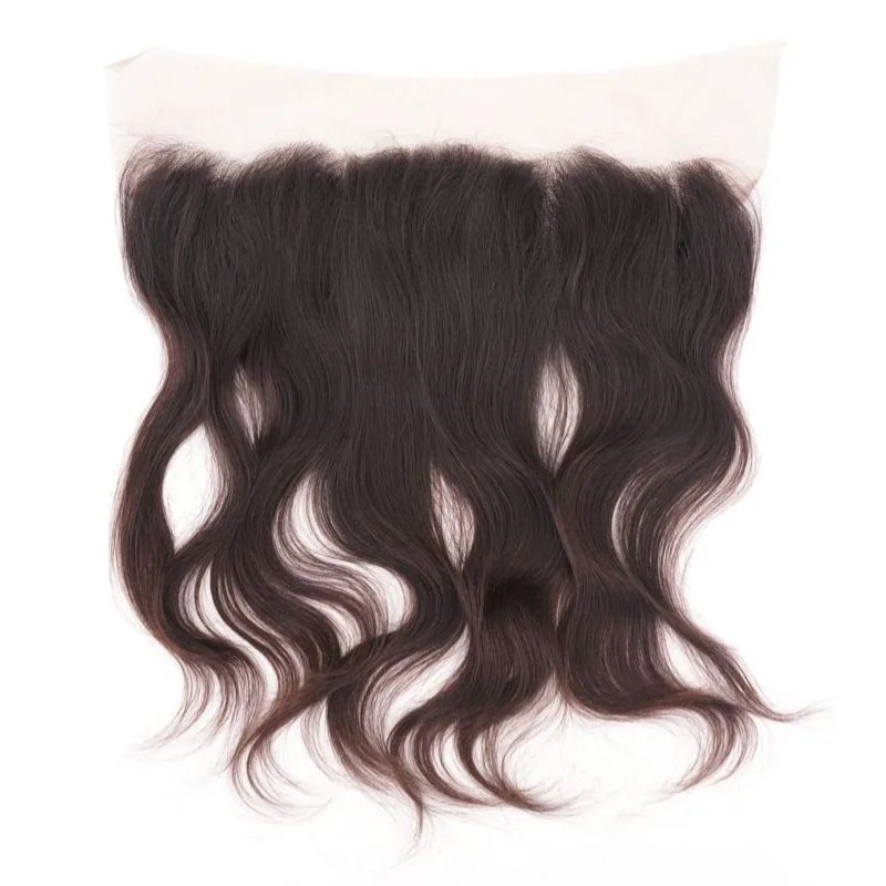 Wig for delicate features-Raw Indian Wavy 13x4 Transparent Frontal