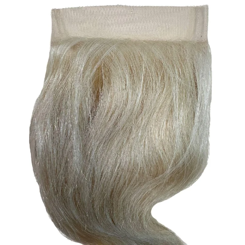 Wig for radiant flair-Russian Blonde Body Wave 4x4 Transparent Closure