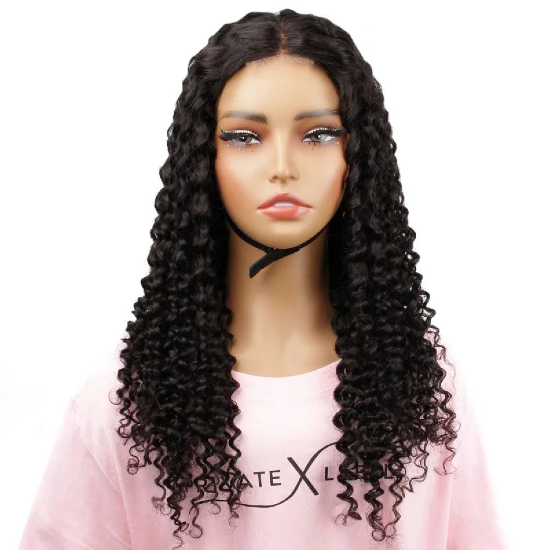 Wig for lush volume-Tight Curl HD 2x6 Closure Glueless Wig