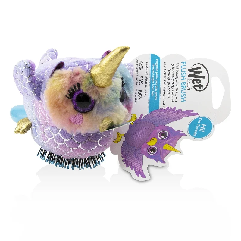 Ease cream-Wet Brush Plush Brush - # Owl Unicorn  1pc