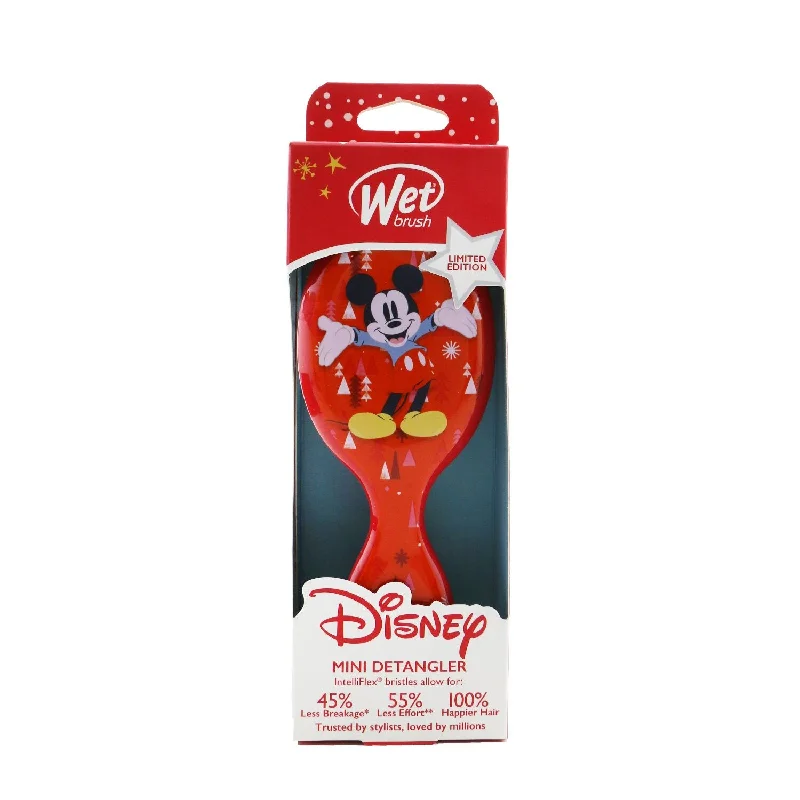 Scalp calm cream-Wet Brush Mini Detangler Disney Classics - # Mickey & Minnie and Trees Red (Limited Edition)  1pc