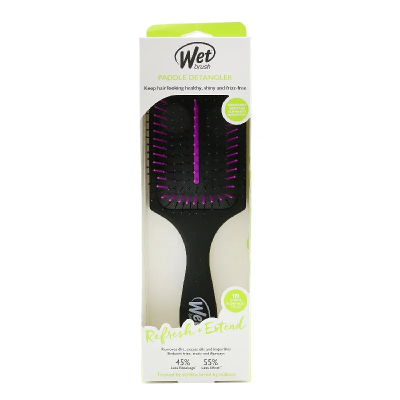 Form lotion-Wet Brush Charcoal Infused Paddle Hair Brush  1pc