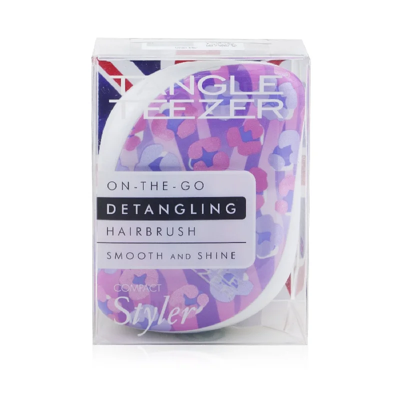 Edge soothe lotion-Tangle Teezer Compact Styler On-The-Go Detangling Hair Brush - # Digit. Leopard  1pc