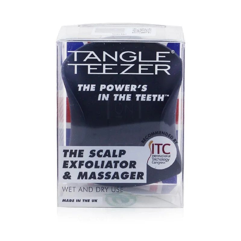 Form lotion-Tangle Teezer The Scalp Exfoliator & Massager Brush - # Onyx Black  1pc