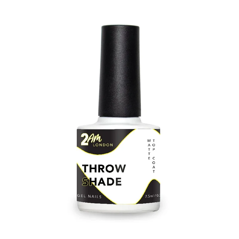 Gloss cream-2AM London Throw Shade Gel Polish Top Coat 7.5ml