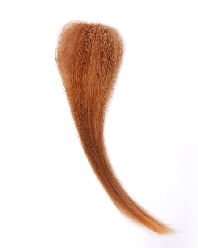 real person hair ring innovative craft-313A | Add-On Clip-in Human Hair Extension by Wig Pro