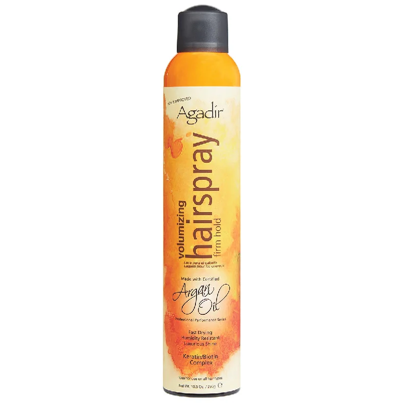 Agadir Volumizing Firm Hold Hair Spray w/ Argan Oil & Keratin/Biotin Complex (10.5oz/298g)