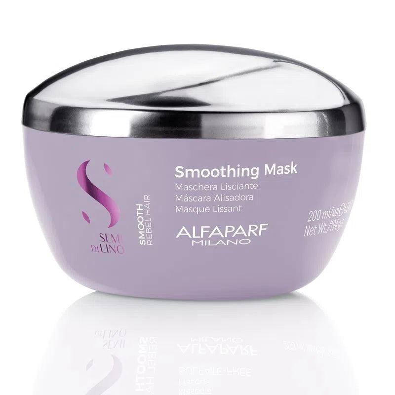 How to protect hair from smog-Alfaparf Milano Semi di Lino Smooth Mask 200ml / 6.7 fl oz