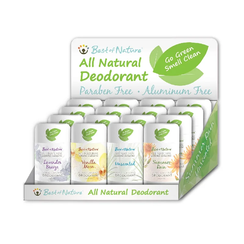 Edge soothe cream-All Natural Deodorant Display