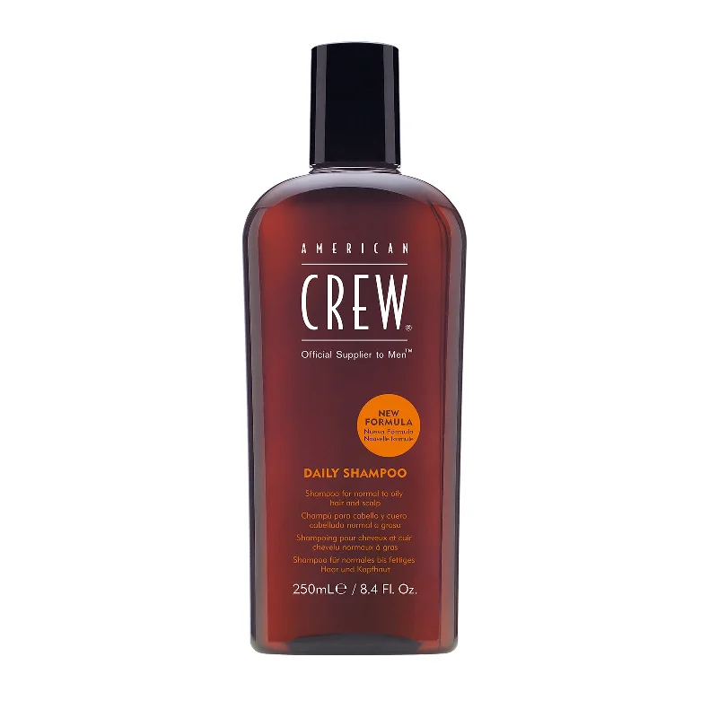 Scalp moisturizing lotion-American Crew Daily Shampoo for Normal To Oily Hair & Scalp 8.4 oz - New Formula