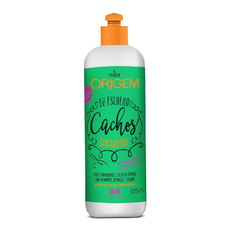 How to care for thin bouncy curls-Origem Cachos Marcantes Wave Max Curl Activator Curly Treatment 500g - Nazca