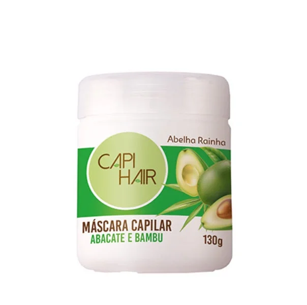 Hair care tips for scalp nourishment-Avocado Bamboo Abacate Bambu Strenghtening Hair Mask 130g - Abelha Rainha