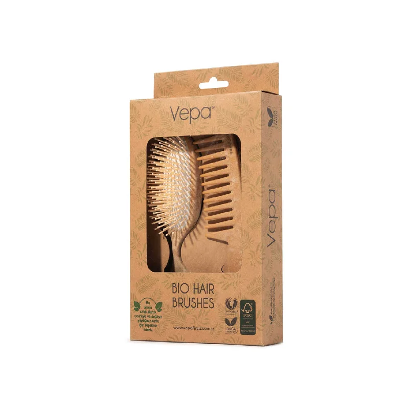 Strand ease cream-Bio Brushes Styling Hair Brush & Comb Set