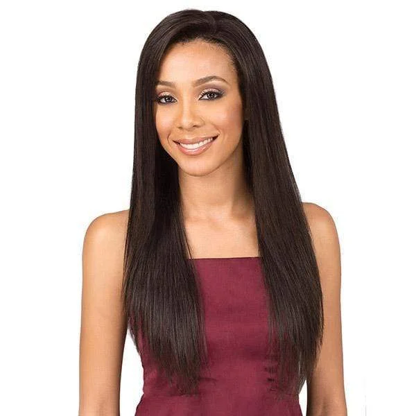 real person hair ring old-world band-Bobbi Boss 100% Human Hair Lace Front Wig - MHLF305 CHARIS