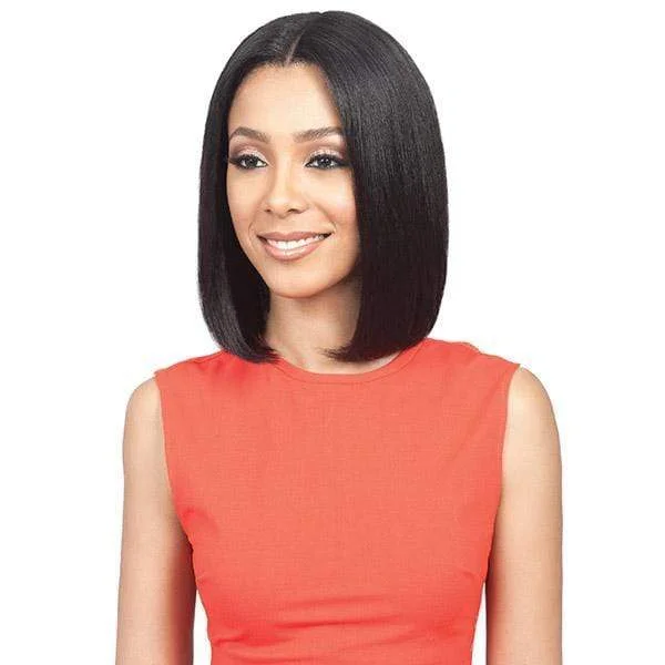 real person hair ring stunning treasure-Bobbi Boss 100% Human Hair Sleek Bob Lace Front Wig - MHLF404 HH ANDREA - Unbeatable