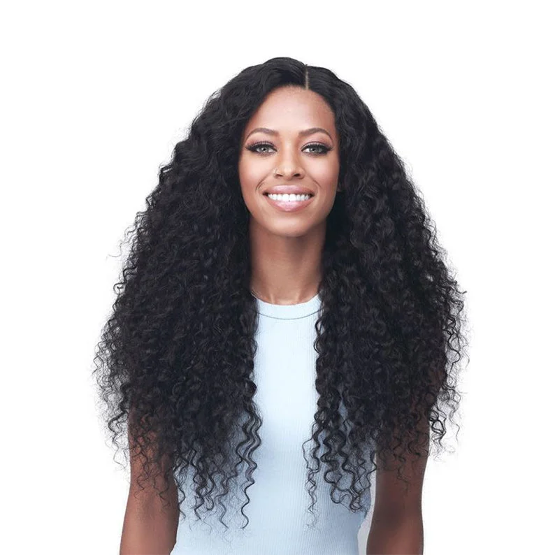 real person hair ring polished craft-BOBBI BOSS 100% Unprocessed Human Hair Hd 360 Lace Perimeter Wet & Wavy Wig - MHLF755 PACO