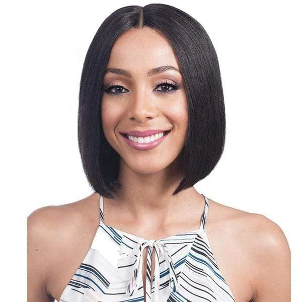 real person hair ring genuine band-Bobbi Boss Premium Human Hair Lace Front Wig - MHLF800 EMA