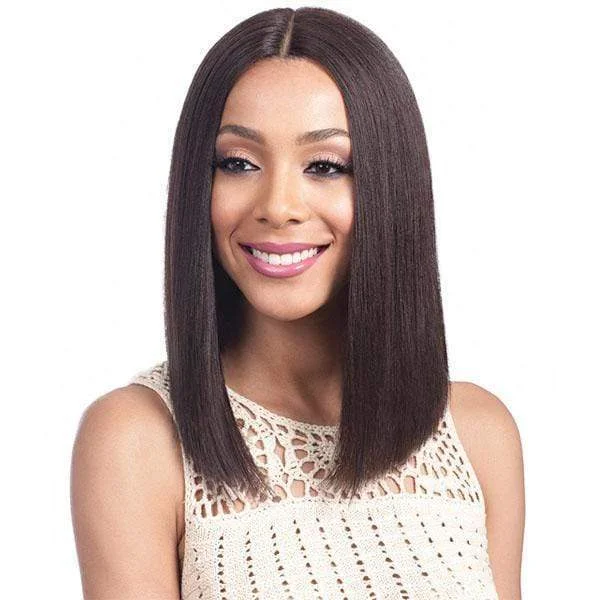 real person hair ring artistic gift-Bobbi Boss Premium Human Hair Lace Front Wig - MHLF900 BINARA - Unbeatable