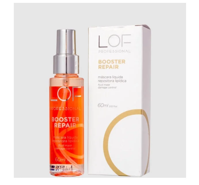 Best hair care for greasy ends-Booster Repair Lipid Replenisher Damage Control Hair Mask 60ml - LOF Professional