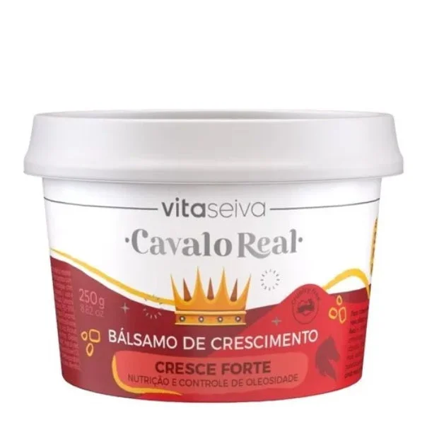 Organic hair care for radiance-Cavalo Real Growth Treatment Mask Oil Control Nourishing Balm 250g - Vita Seiva