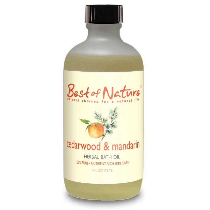 Static ease lotion-Cedarwood & Mandarin Herbal Bath Oil