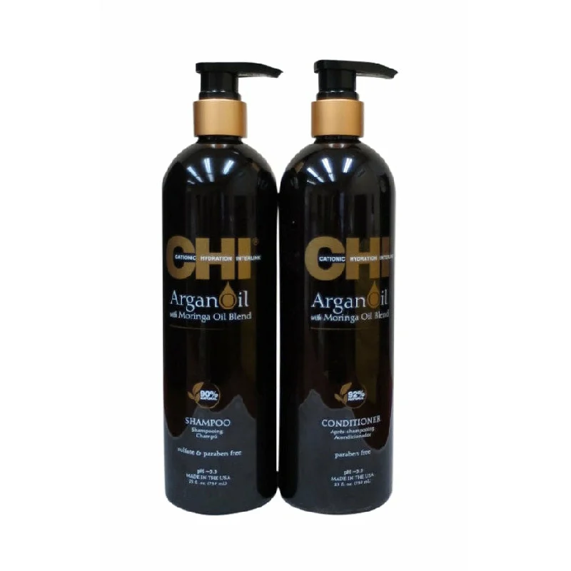 Quick color-Chi Argan Oil Shampoo and Conditioner 25 oz Duo