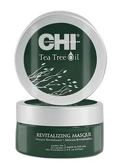 Natural hair care for curl revival-CHI Tea Tree Oil Revitalizing Masque 8 oz