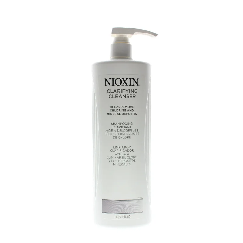 Revitalizing cream-Nioxin Clarifying Shampoo cleanser for unisex 33.8 Oz