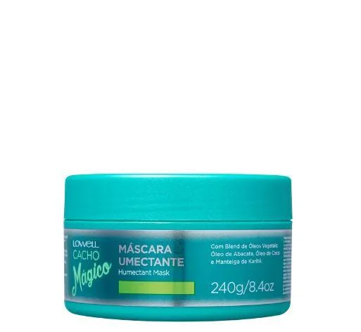 Natural hair care for smooth kinky hair-Coconut Avocado Karite Vegetable Blend Magic Curls Humectant Mask 240g - Lowell