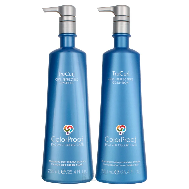 Lift mousse-ColorProof Trucurl Curl Perfecting Shampoo & Conditioner 25.4 oz Duo