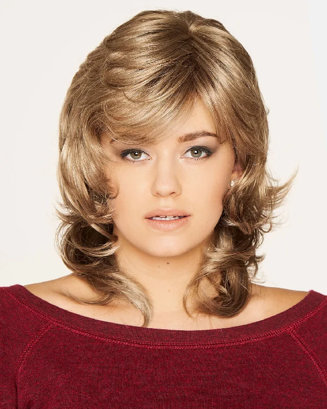 Synthetic wigs with rich curls-Crystal | Monofilament Synthetic Wig by Dream USA