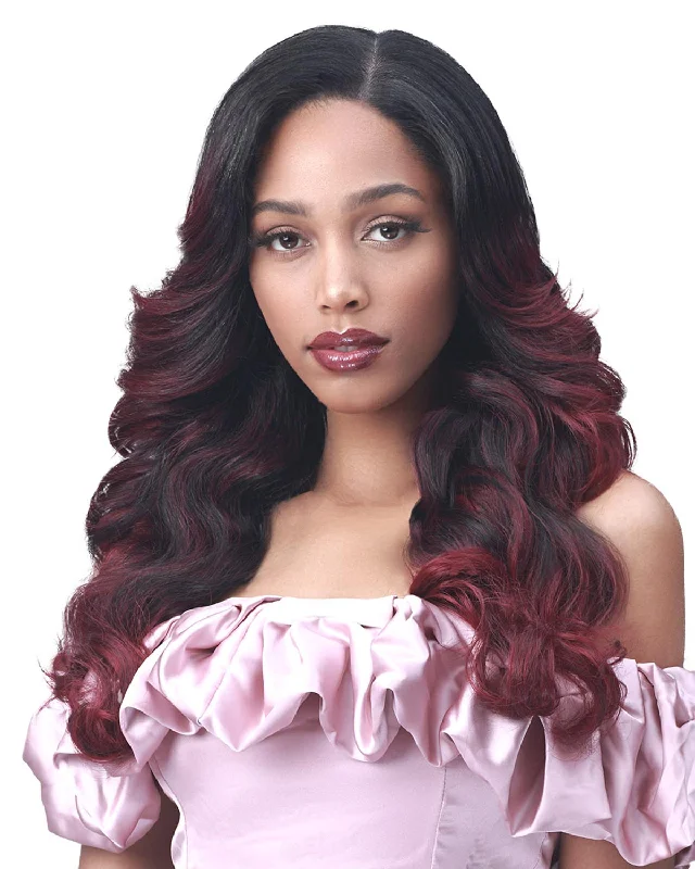 Synthetic wigs with torn curls-Cynthia | Lace Front Synthetic Wig by Bobbi Boss