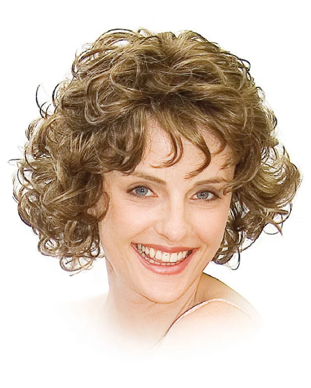 Synthetic wigs with mild texture-Dahlia | Monofilament Synthetic Wig by Aspen