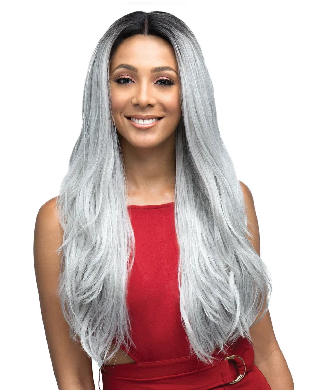 Synthetic wigs with calm teal-Daryna | Lace Front Synthetic Wig by Bobbi Boss