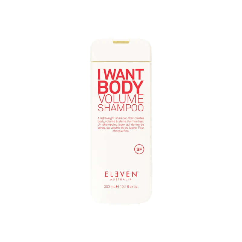 Mint shampoo-Eleven Australia I Want Body Volume Shampoo