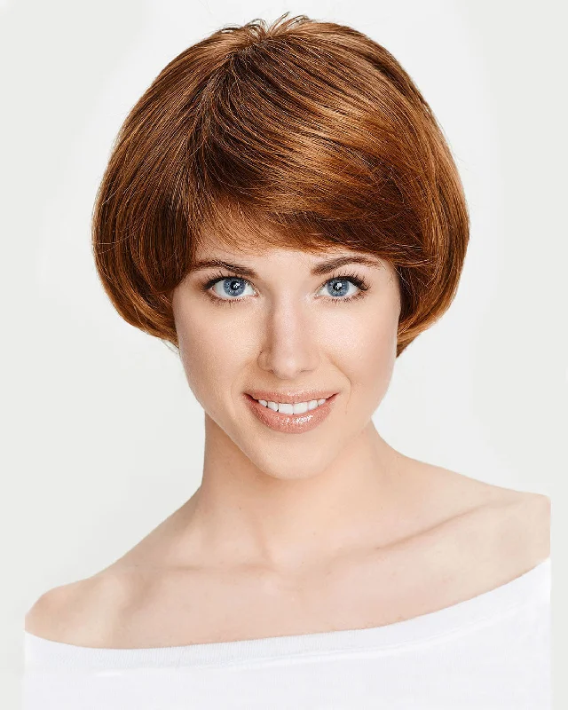 Synthetic wigs with crisp bangs-Elgin | Monofilament Synthetic Wig by Dream USA