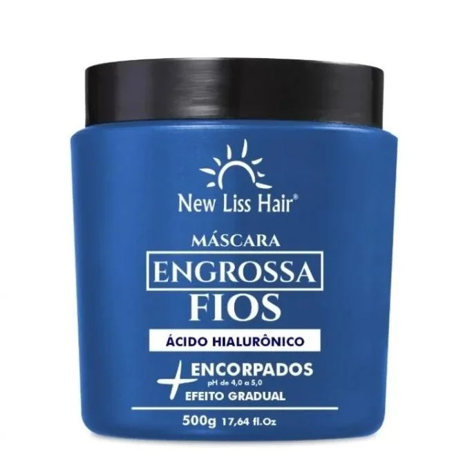 How to prevent hair sagging-Engrossa Fios Hyaluronic Acid Thickens Wires Treatment Mask 500g - New Liss Hair