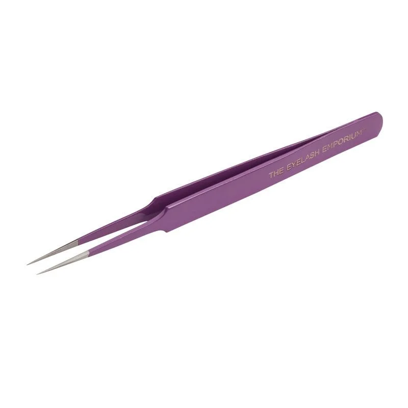 Curl soothe cream-The Eyelash Emporium On-Point Straight Tweezer - Purple