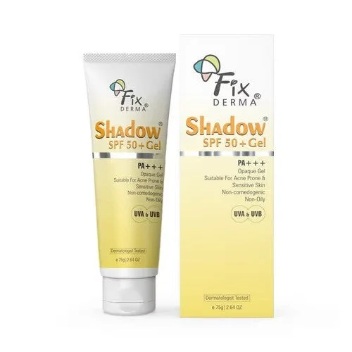 Body cream-Fixderma Shadow Sunscreen SPF 50+ Gel 75gm