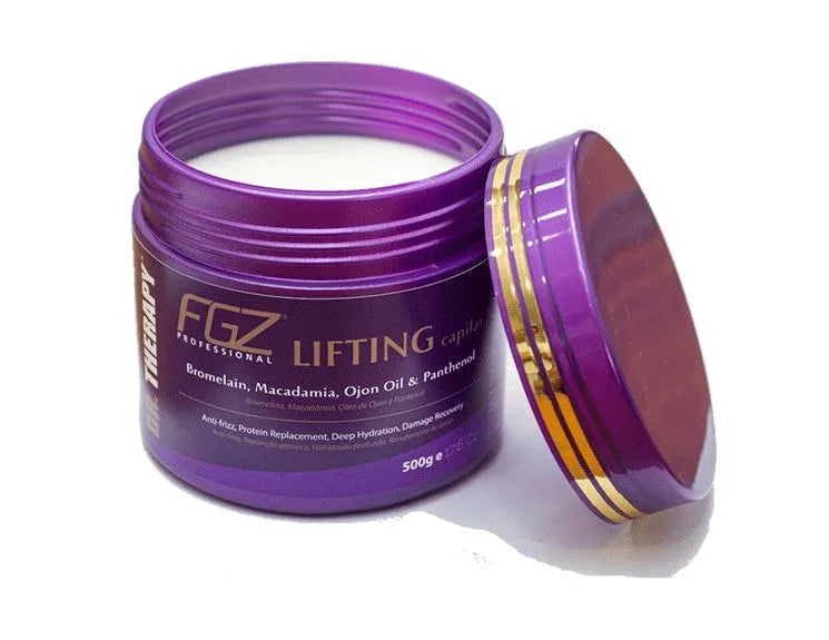 How to care for wiry kinky curls-Fogazza Cosmetics Dr. Therapy Deep Hair Mask Lifting 500g / 17.63 fl oz