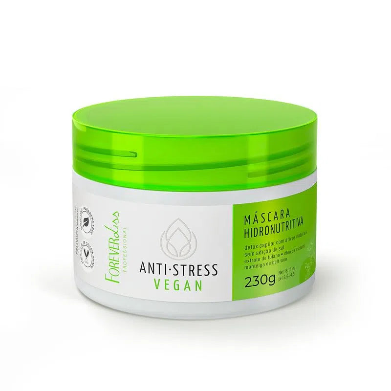 Hair care products with custard apple-Forever Liss Anti Stress Vegan Mask 230g / 8.11 fl oz