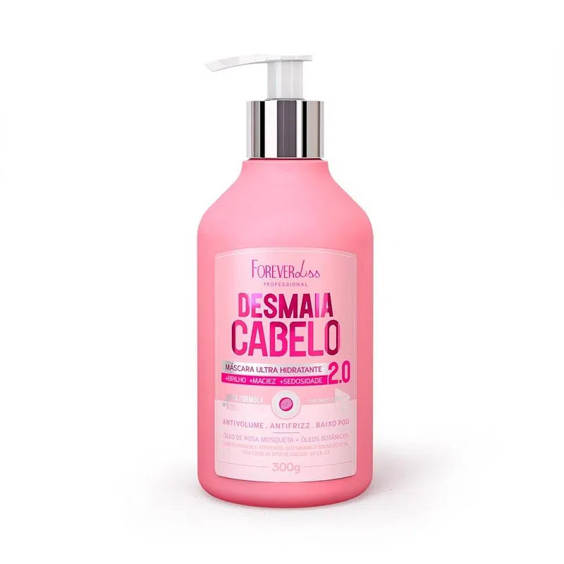 How to care for oily tight kinky hair-Forever Liss Desmaia Cabelo 2.0 Mask 300g / 10.58 fl oz