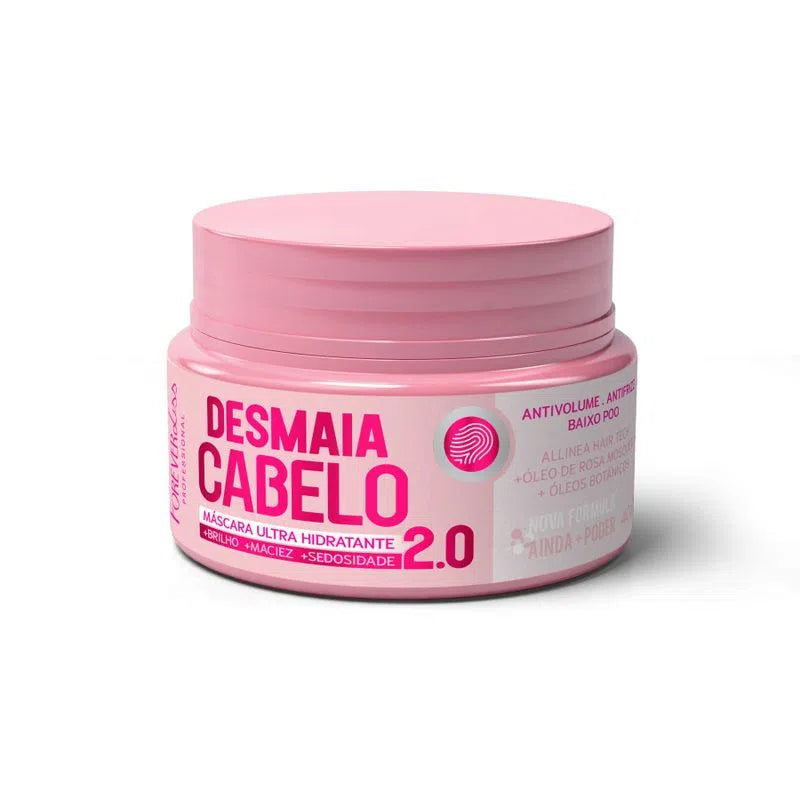 Natural hair care for durability-Forever Liss Desmaia Cabelo 2.0 Mask 40g / 1.4 fl oz