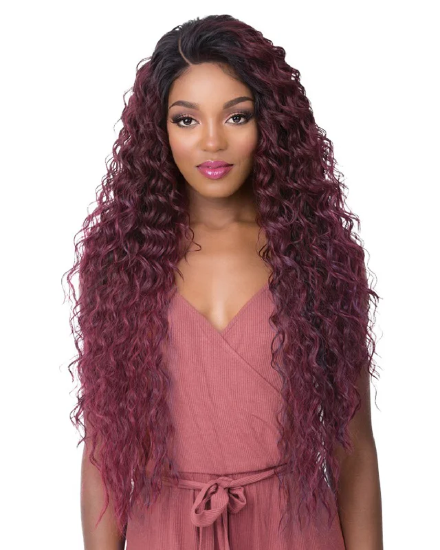 real person hair ring hip gift-Frontal 360 Lace Tamara | Lace Front Human Hair Blend Wig by It's a Wig