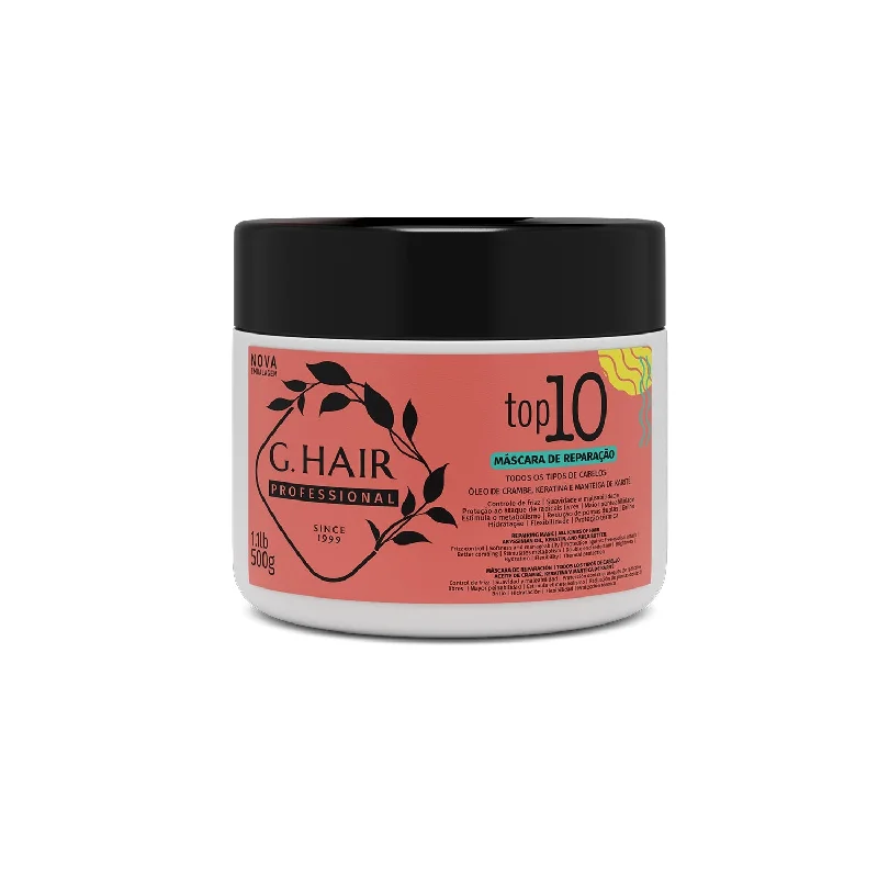 G.HAIR Top 10 Hair Mask (10-in-1 Benefits) for all Hair Types (500g/17.6oz)