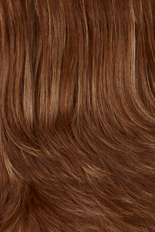 Medium Dark Brown with Dark Blonde and Subtle Auburn highlights