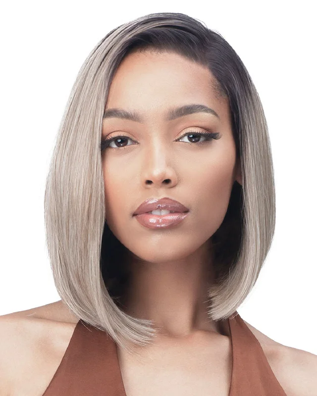 Synthetic wigs with tonal mix-Gina | Lace Front Synthetic Wig by Bobbi Boss